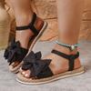 Fashion 2025 New Women Sandals Summer Lightweight Sandals Fashion Beach Casual Slippers Outdoor Bow Tie Flat Shoes Home platform sandals