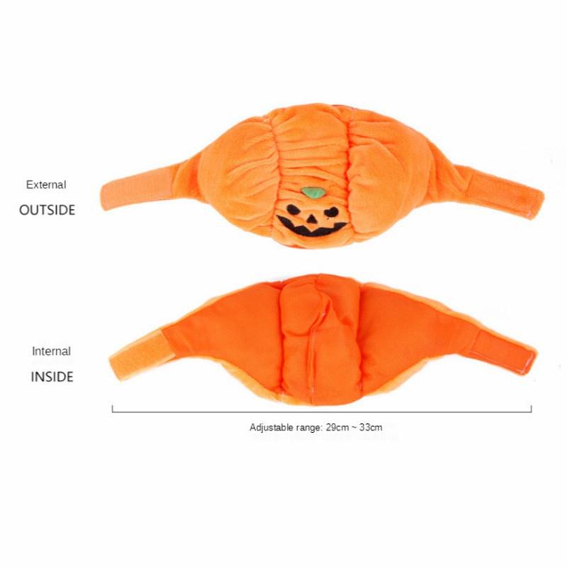Pet Hat Halloween Funny Pumpkin Hat Cute Pet Animal Costume Personality Cute Hat Turn Headgear Dog Cat
