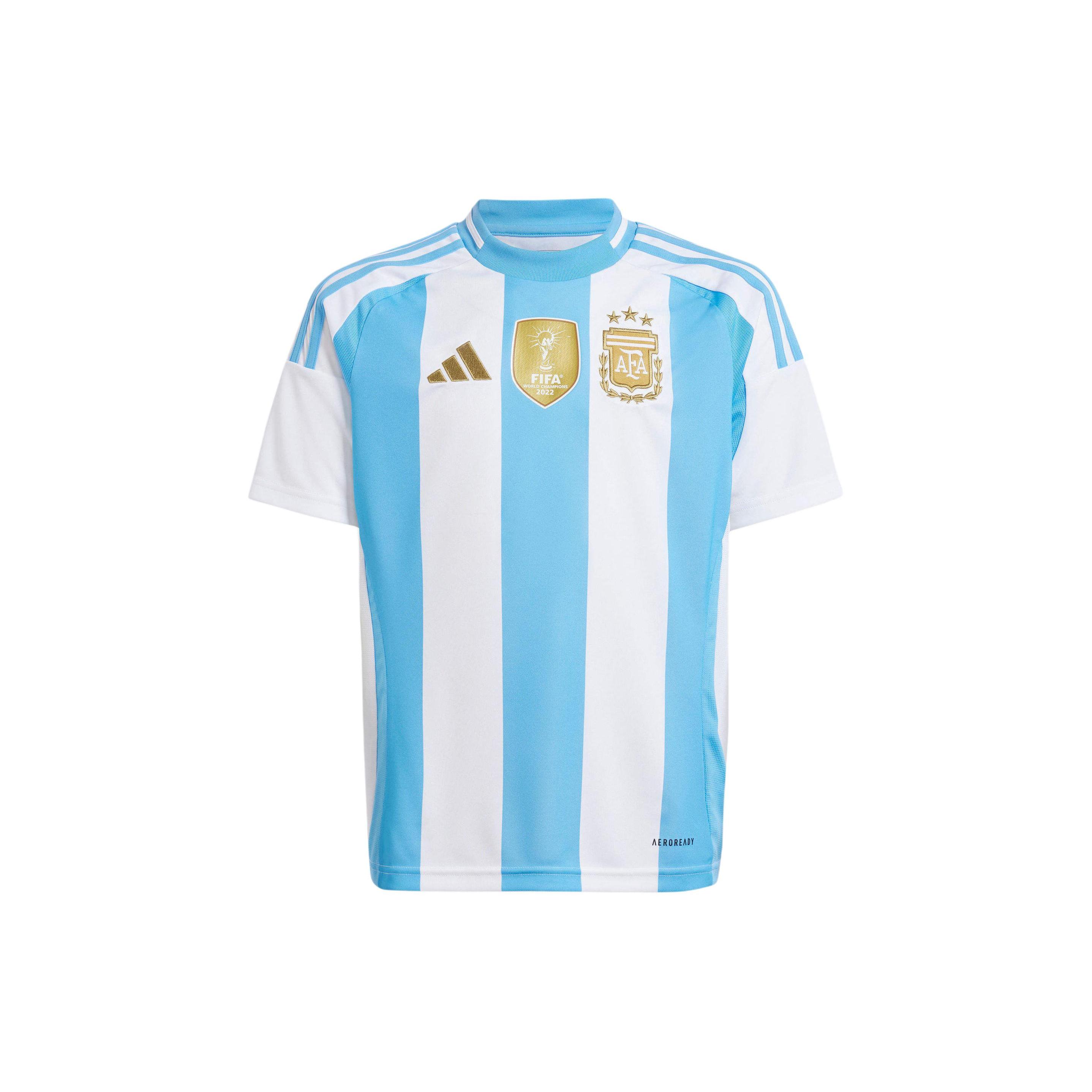 

New Adidas Kids Top Sport Performance Blue White Kids IP8387 176