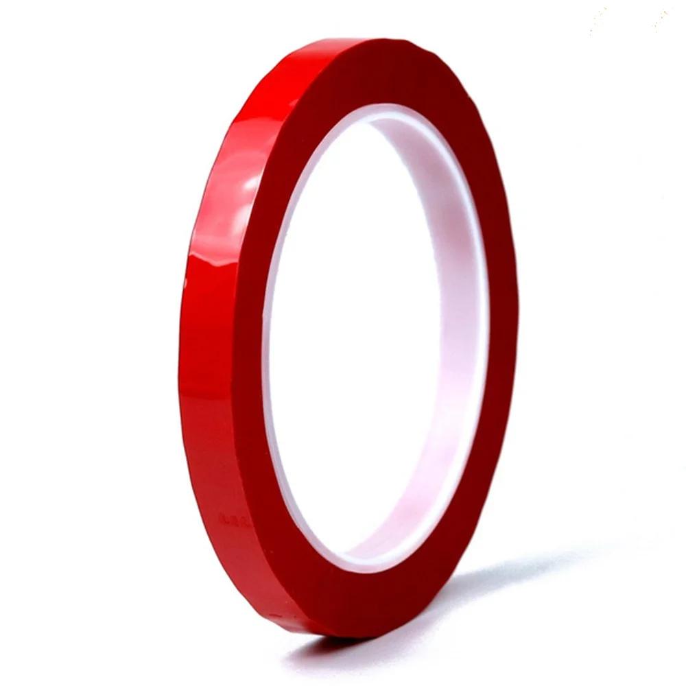 

JJYY Flame-retardant Non-adhesive Non-marking Marking Strips High Temperature Desktop Positioning Management PET Insulating Tape красный