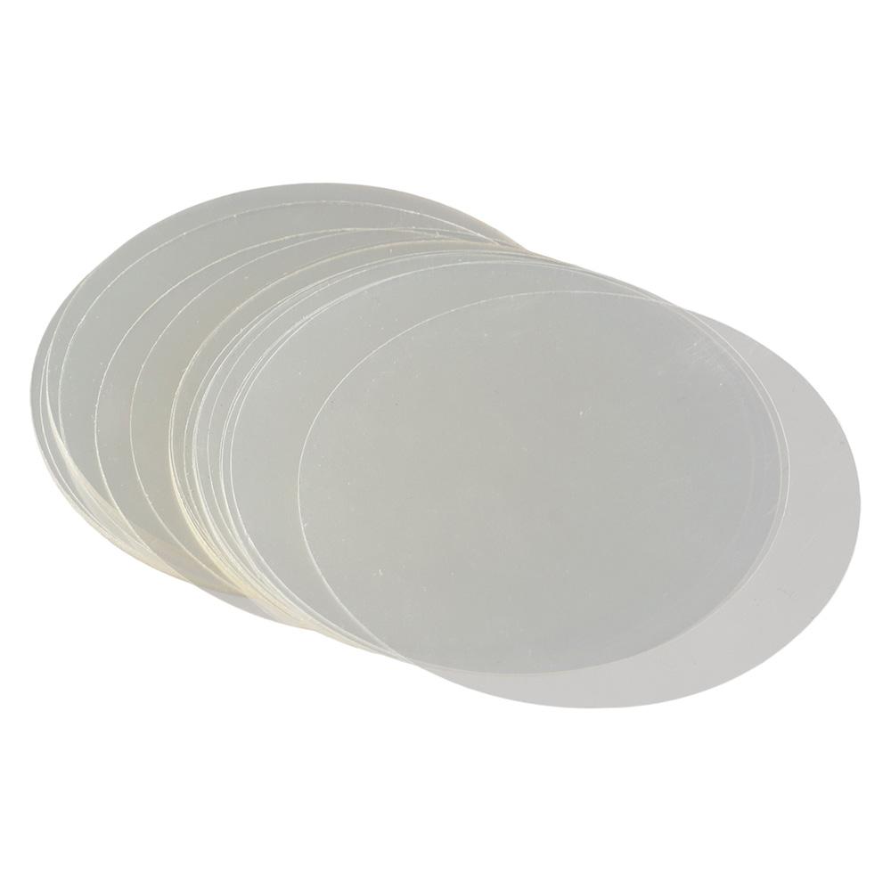 Plastic Button Round Polyester Film 75MM Plastic Film Button Parts Plastic Cover Film Handicraft Supplies