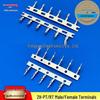 ZH Terminal Connector 1.5mm Phosphor Bronze Wire-to-Wire Plug with Continuous Winding Male and Female Pins
