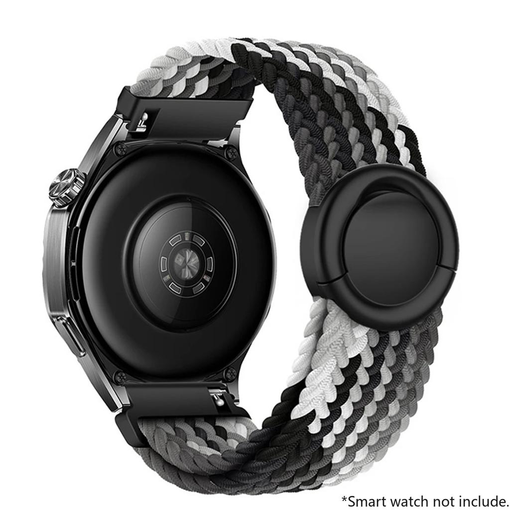 18mm 20mm 22mm Pasek pętla z plecionego nylonu do Huawei Watch GT5/GT4 Pro Klamra spadochronowa Wygodny pasek do Samsung Watch 7 6 5 4