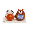 Fukubeya Paper Mache Style May Kintaro and by Azuki A Great Gift for Seto-yaki Doll, Bear, Kobo. Boys' Day.