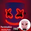 Marshmello LED Glowing Mask for EDM Festivals & Halloween.