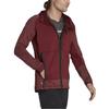 adidas Casual Sports Series Hooded Warm Breathable Jacket Men Jackets Burgundy HH9222