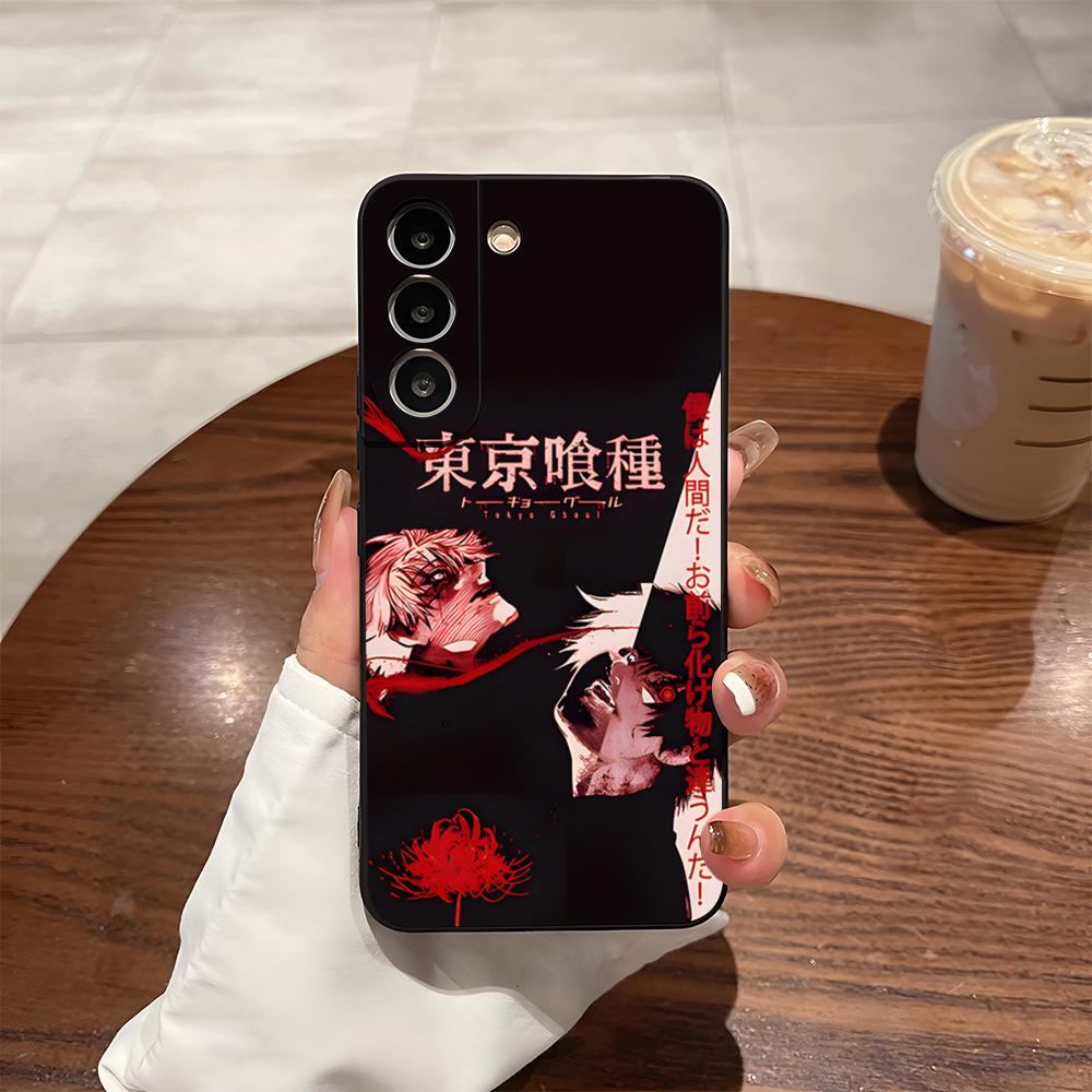 Anime Cool Tokyo Ghoul Handyhülle Für Samsung S26 S24 Ultra S25 S23 Fe S22 S20 S21 Plus A54 A34 A53 A16 Rückseite