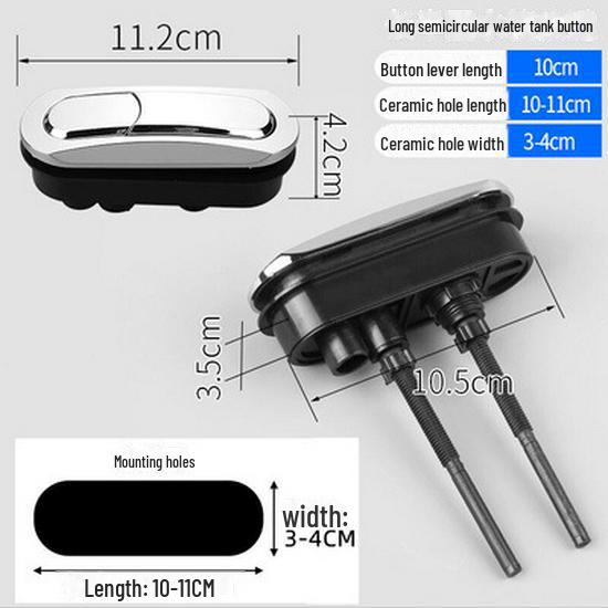 

Система смыва унитаза старого образца: Комплект впускного и сливного клапана с кнопкой