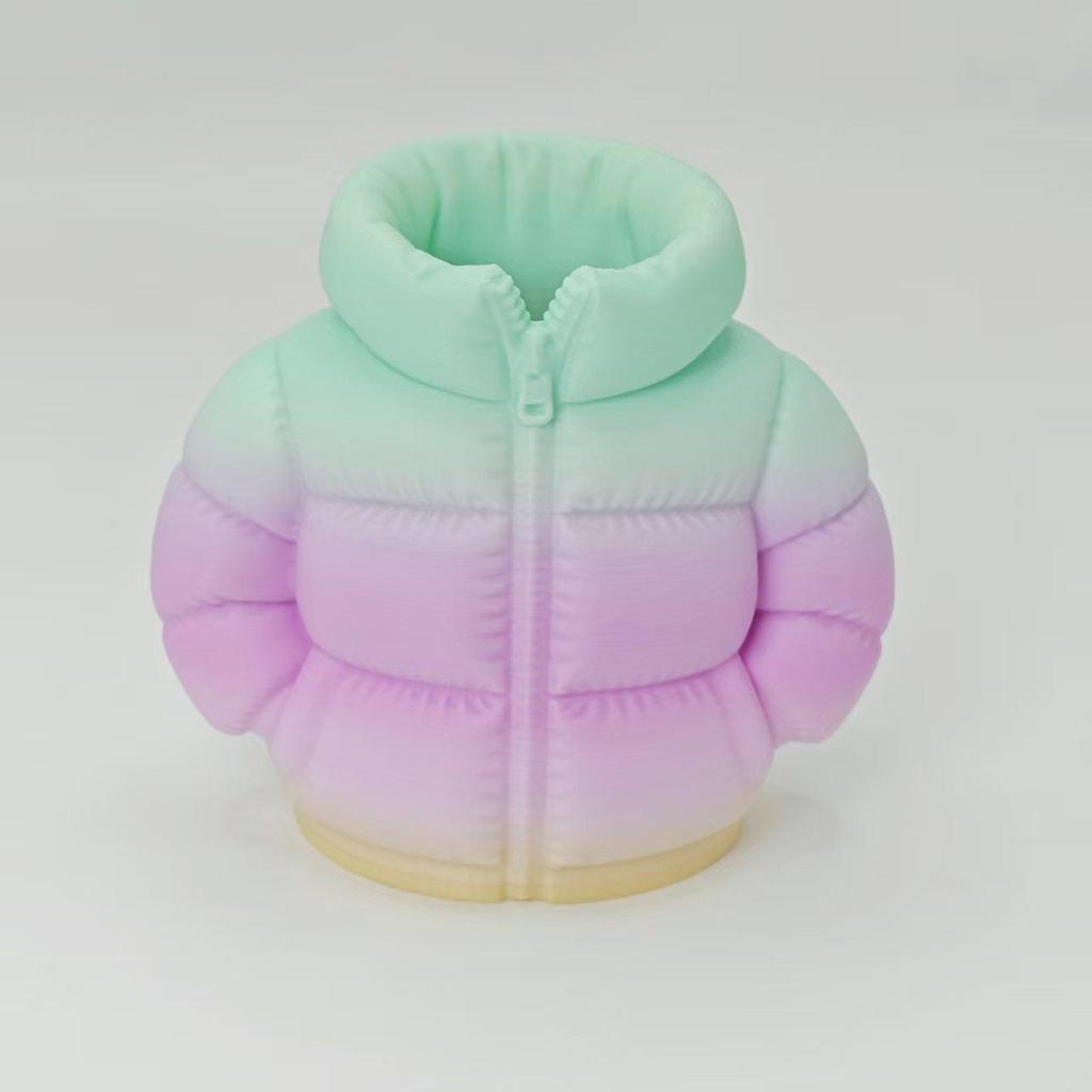 3D Printing Down Jacket Style Pen Holder - Student & Office Desk Organizer