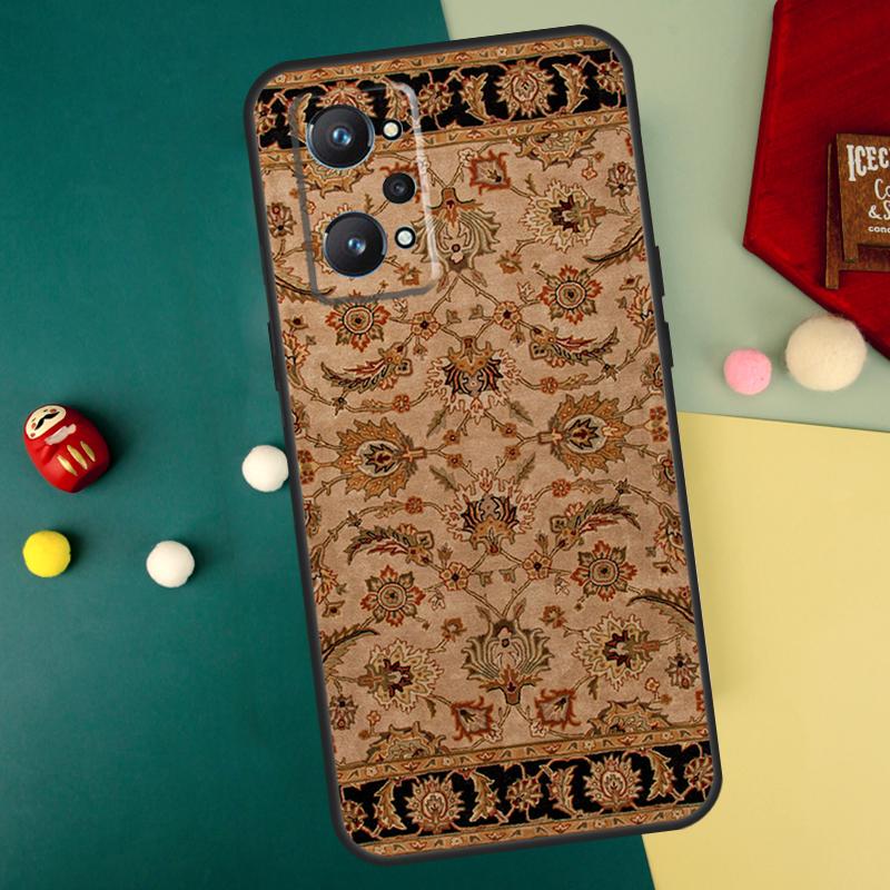 Persian Carpet Floral Pattern For Realme 15 Pro GT7 C55 C71 C53 C67 C75 C61 C33 C63 C51 C65 10 11 12 13 14 Pro Plus Case