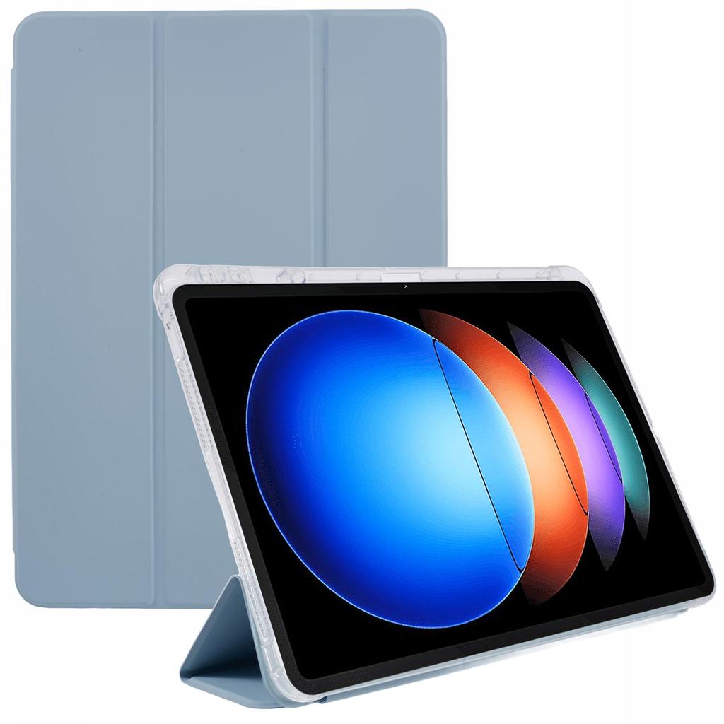 For Xiaomi Pad 6S Pro 12.4 Case Tri-fold Stand Leather Tablet Cover with Pen Slot