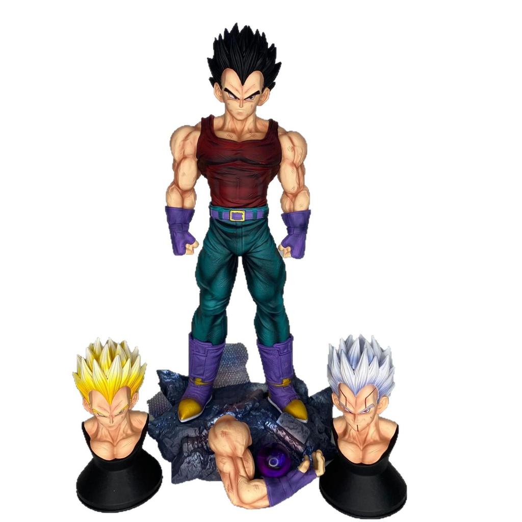 Super Saiyan Baby Oozaru Vegeta Triple-Headed Statue