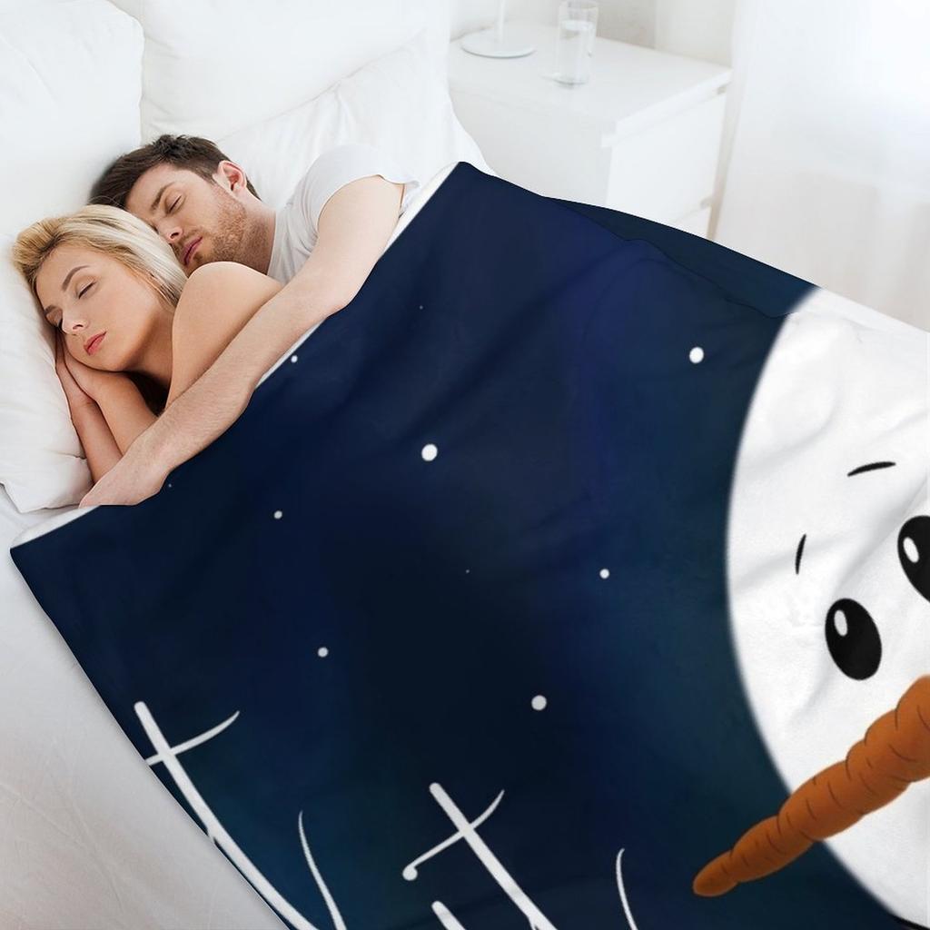 Schneemann Überwurfdecke Valentinstagsgeschenkideen Extra Großer Überwurf Campingbett Modische Decken
