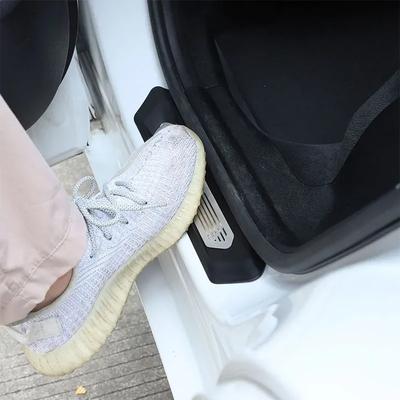 For BMW X3 X4 G01 G02 2018- ABS Black Car Door Sill Protector Plate Cover Trim Sticker Interior Car Accessory