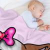 Bow Bullterrier Throw Blanket funny gift Luxury Thicken for babies heavy to sleep Blankets