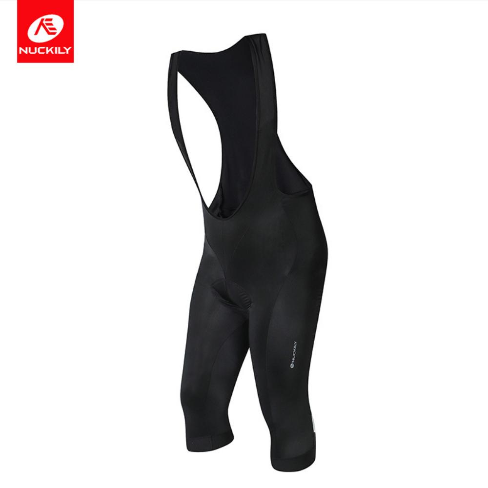 Cycling Clothes Summer Fast Drying Clothes Men's and Women's Shoulder Straps 7 Pants Bicycle Mountain Bike Cycling Fitness Shorts