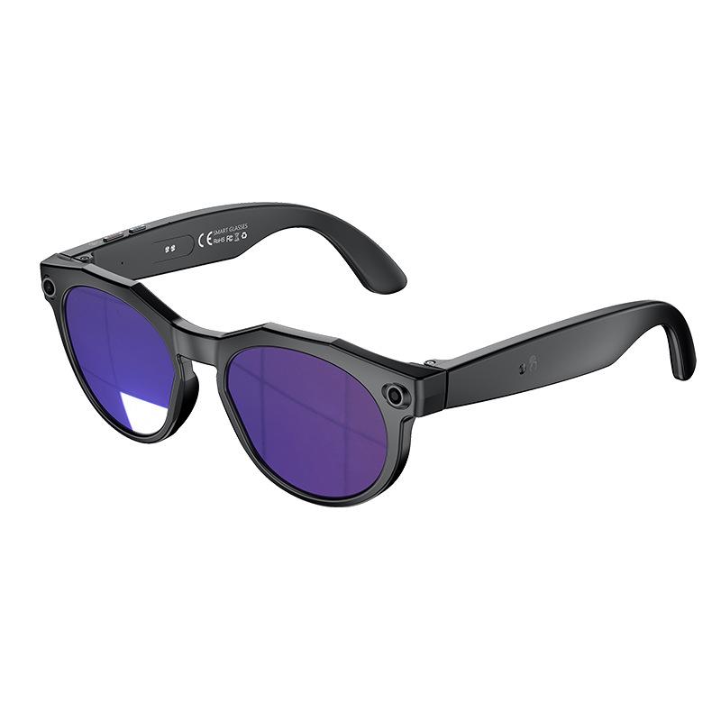 W611 Smart Glasses: AI Voice Control, Bluetooth Music, Translation, Object Recognition, 800W Camera.