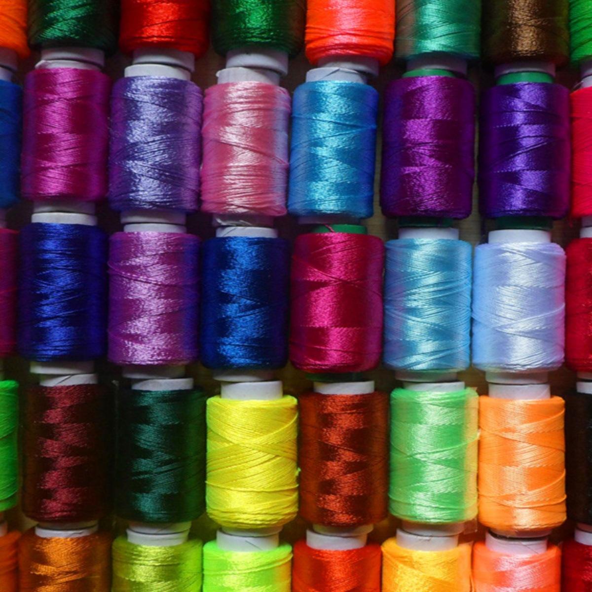 

Мерсеризована бавовняна нитка для ручної вишивки для вишивки хрестиком та вишивки Сучжоу, нитка з льодяного шовку для китиць та обмотування дроту 50 Colors - Common (1 each of 50 colors)