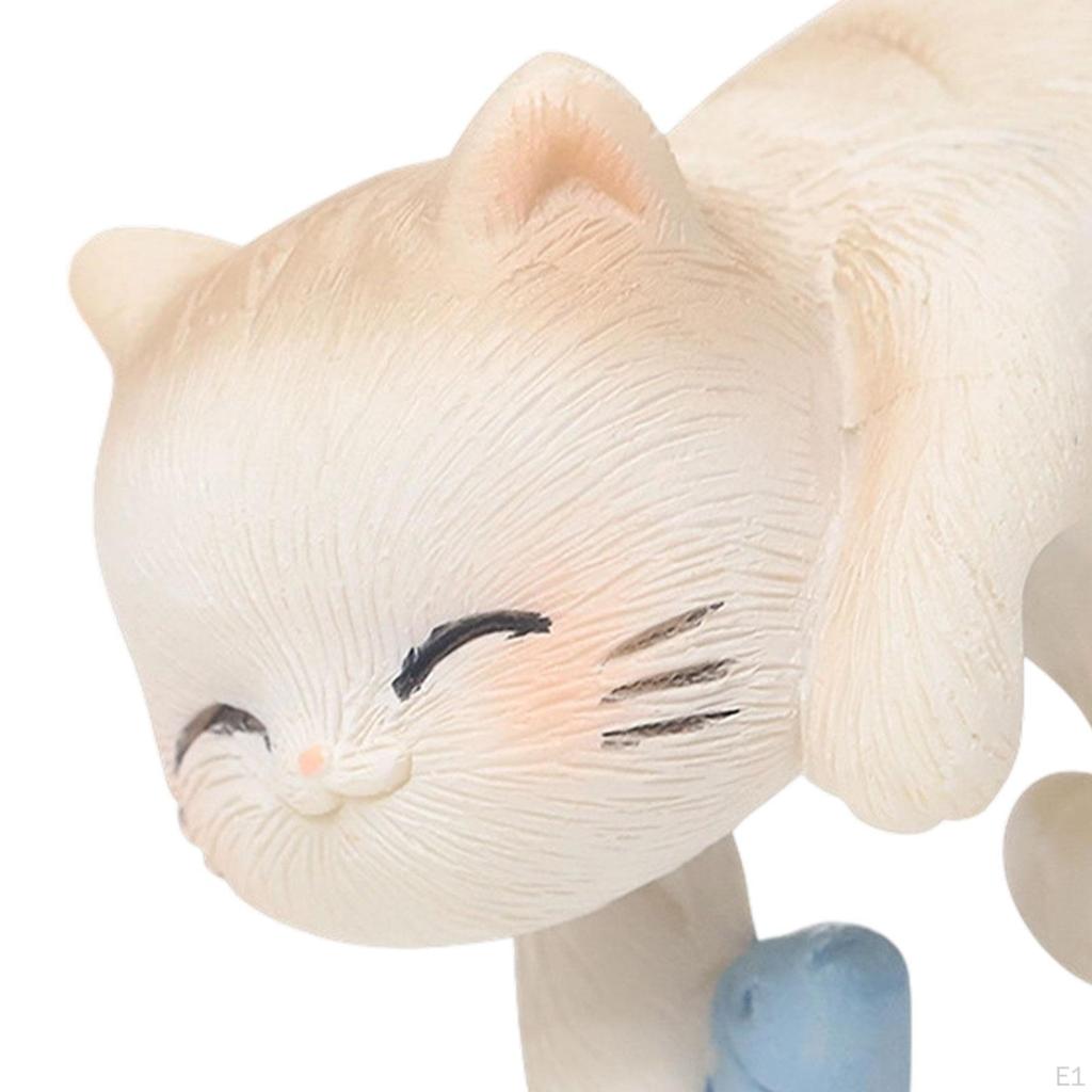 Ogród Statua Kota Doniczka Przytulanka Figurka Dekoracja Miniaturowy Wieszak na Doniczkę Wiszący Wazon