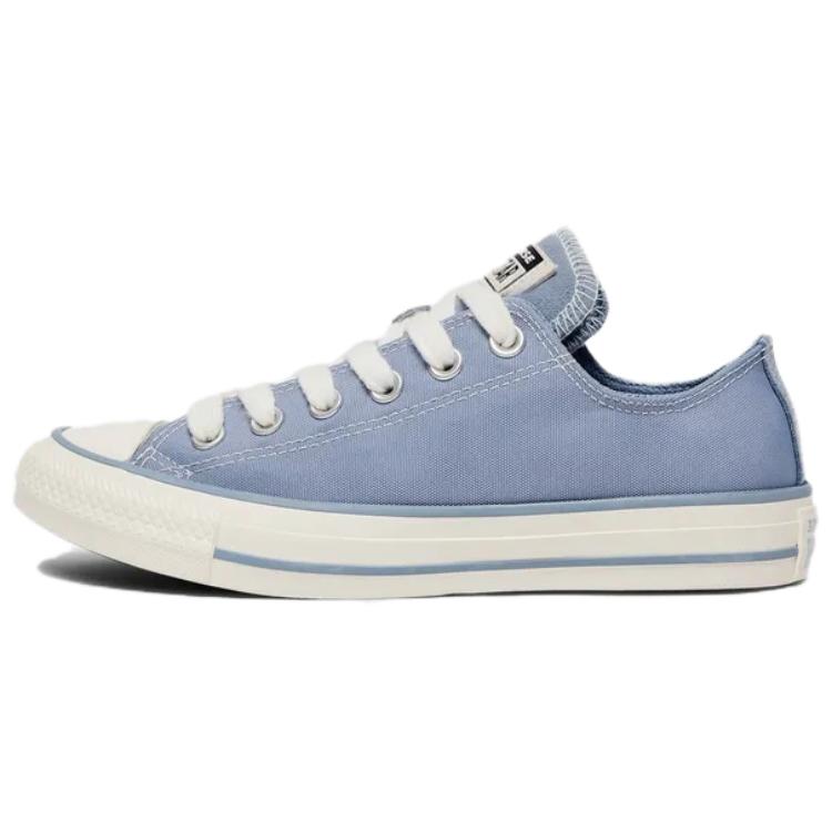 Converse All Star comfortable and versatile non-slip wear-resistant low-top skate shoes unisex blue and white