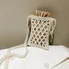 High Quality Pearl Beading Shoulder Bags Hot Selling Solid String Crossbody Bags for Women Versatile  Fashion Style