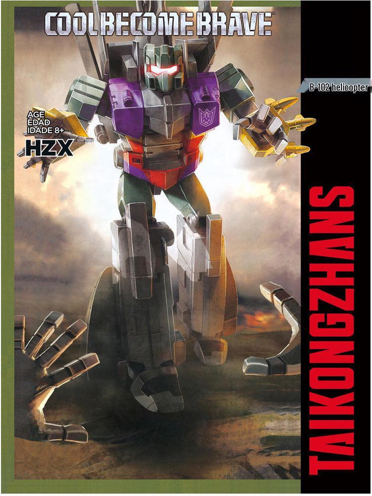 Transforming Devastator Predaking 5-in-1 Toy Robot Action Figure for Kids