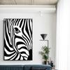 Abstract Black And White Zebra Canvas Painting Wall Art Pictures For Living Room Modern Home Decor Pop Posters And Prints HD