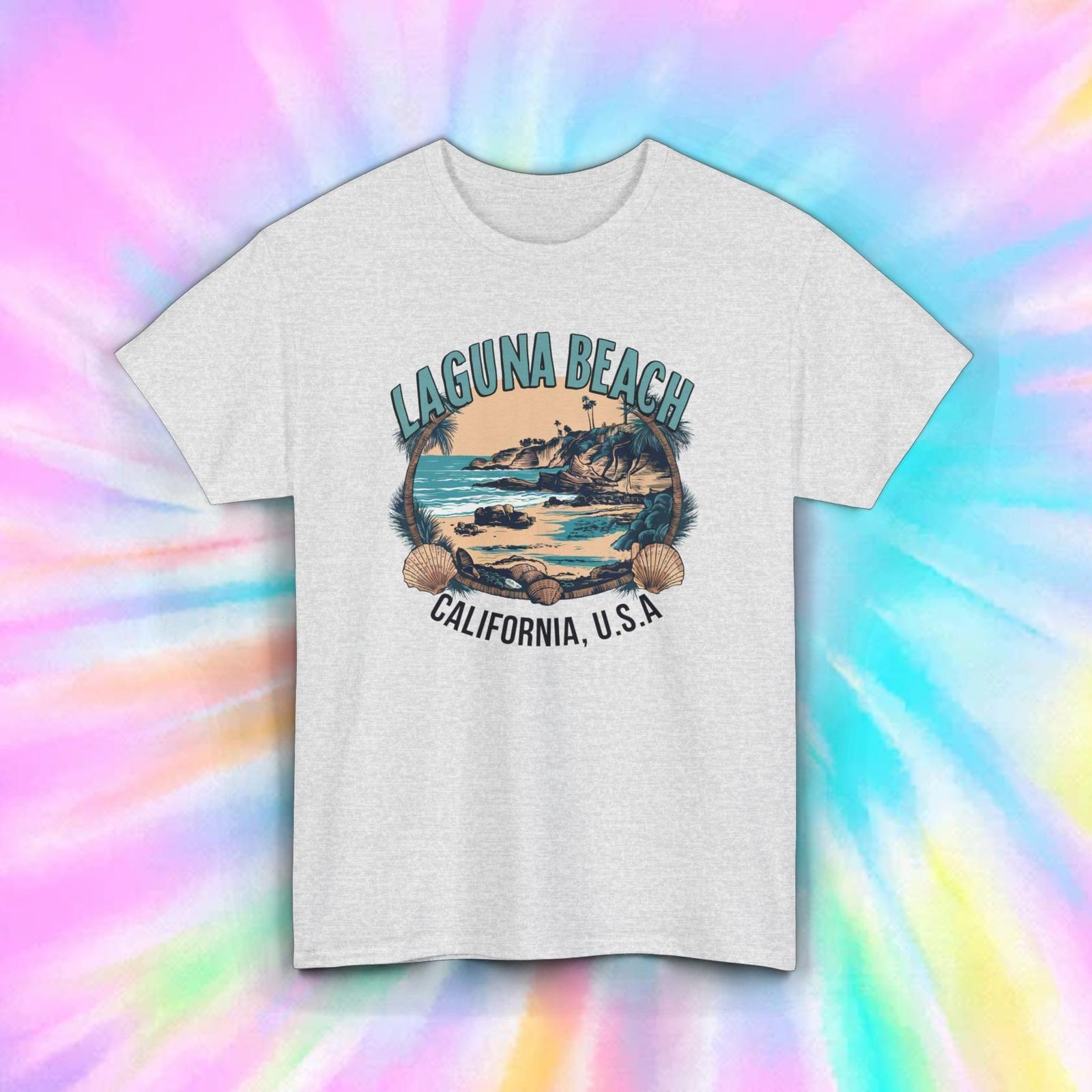 Laguna Beach California T-Shirt | Coastal Scenery Graphic Tee | Travel Souvenir L