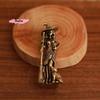 S-1Pc Retro Beautiful Wizard Characters Figurines Brass Magic Small Statue Desktop Decoration Crafts Home Ornament