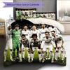 Madrid players Pattern Bedding Home Decoration Birthday Gift (1 * duvet cover + 2 * pillowcase, without core)