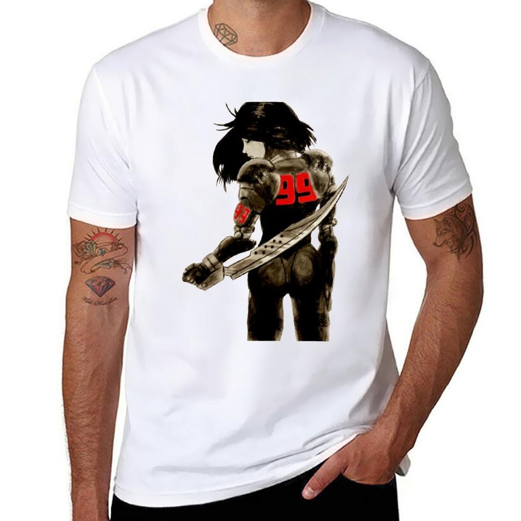 Manga Angel Watercolor TShirt vintage clothes Short sleeve tee tops workout shirts for men