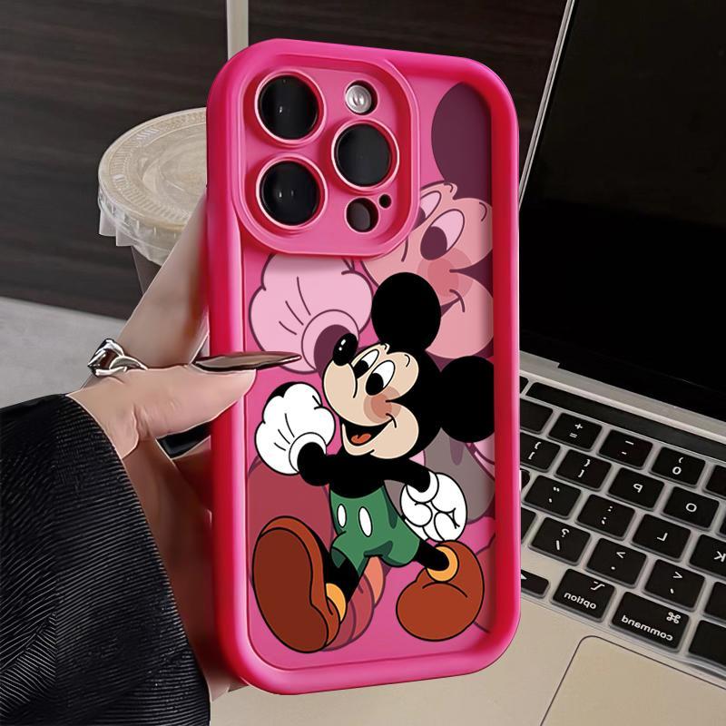 Ghost Mickey iPhone17Promax Mobile Phone Case Ladder Is Suitable for Apple 16promax All-inclusive Tianyan 15 Sets.