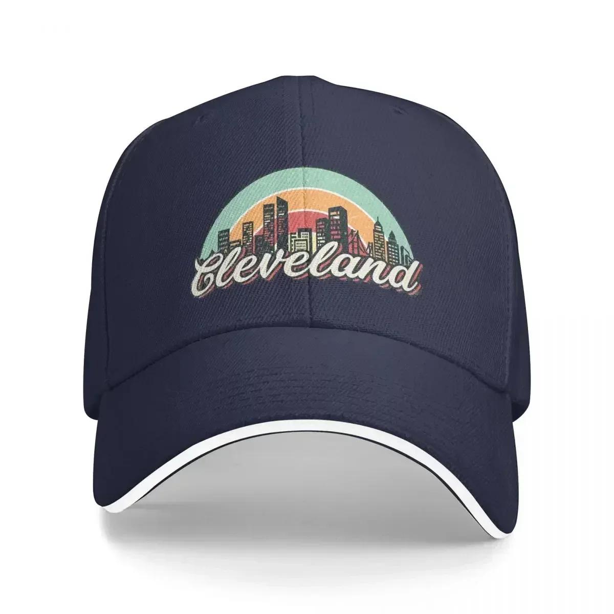 

Cleveland Cap Fashion Casual Baseball Caps Adjustable Hat Hip Hop Summer Unisex Baseball Hats Customizable Polychromatic One Size