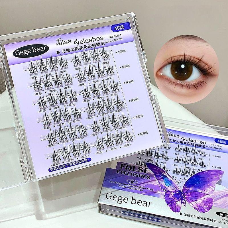 Gege Bear - No Terrier Glue Free False Eyelashes - Sunflower