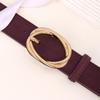 Korean Style Women's Slim Leather Belt with Pin Buckle - Fashionable and Decorative for Jeans