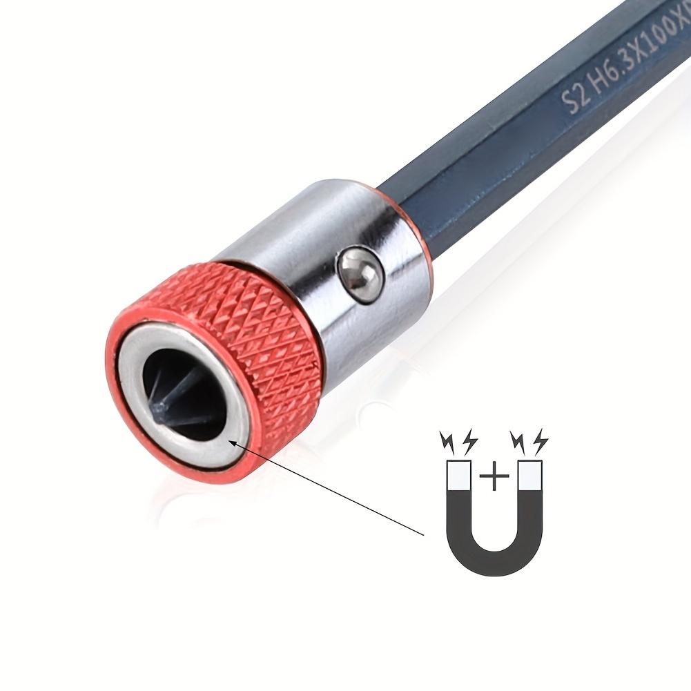 6,35 mm Universal-Magnetring, Legierung, Magnetring, Schraubendreherbit, Korrosionsschutz, starker Magnetisierer, Bohrer, Magnetring-Werkzeug