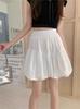 Summer Plus Size Aline Skirt With Pleated Design For Casual Wear