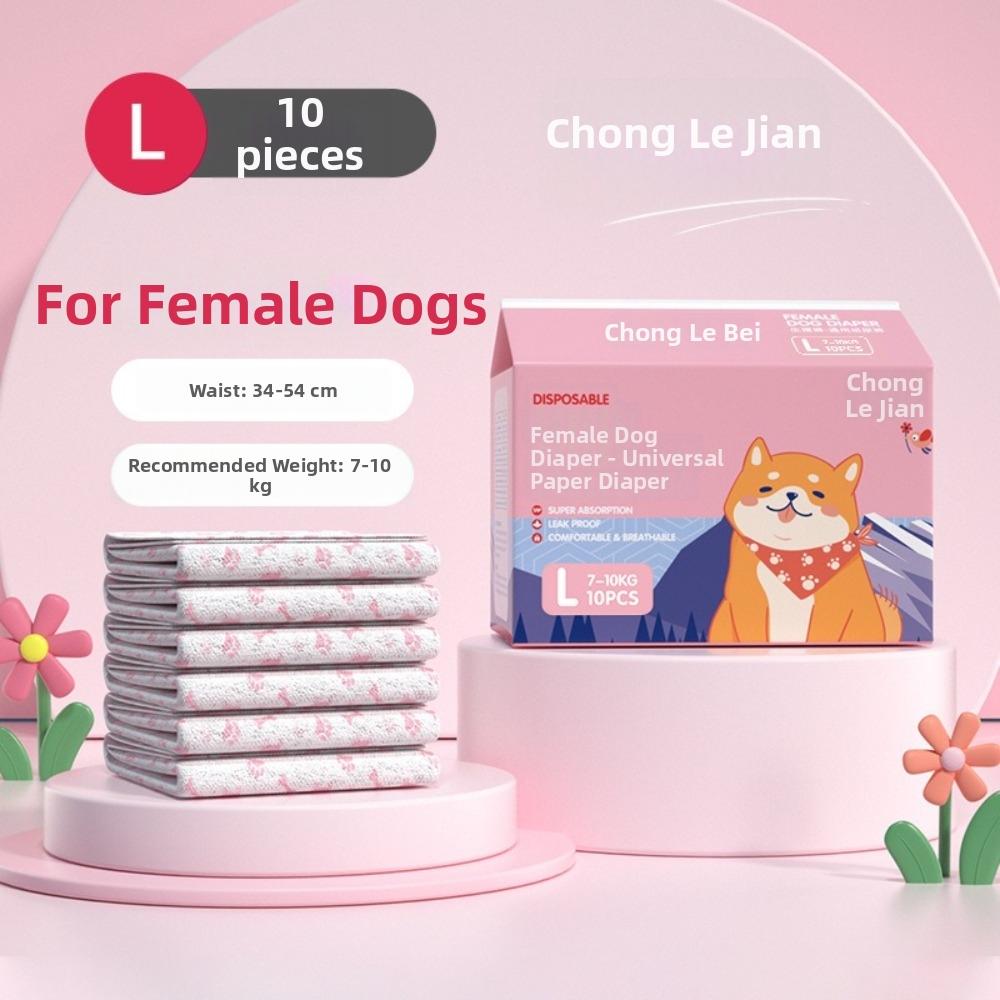 Comfortable Soft Disposable Dog Diapers Super Absorbent Leak Proof Doggie Diaper Female Male Dogs Puppy Shorts Nappies Pants
