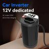 200W Smart Car Inverter: Power Strip & USB Fast Charging PD Socket