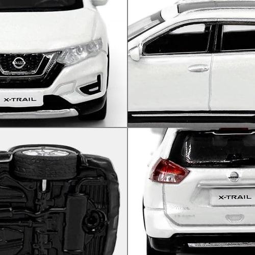 Paudi Model 1/64 scale miniature car X-Trail 2018, finished product, white