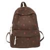 Schoolbag New Student Schoolbag Female Corduroy Cute Strawberry Backpack Sweet Ins Wind Travel Backpack
