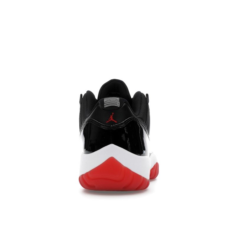 Air Jordan 11 Retro Low Bred 2025 Unisex Sneakers Black Varsity-Red White FV5104-006