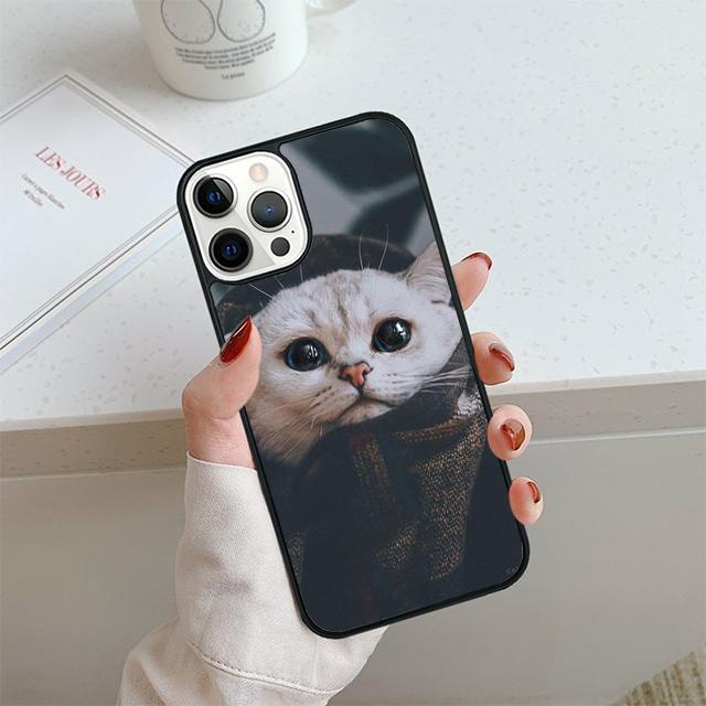 Liebes Haustier Niedliches Tier Katze Handyhülle Für iPhone 17 Air 14 15 16 13 12 Hülle Für Apple Pro Max 6S Plus Hülle