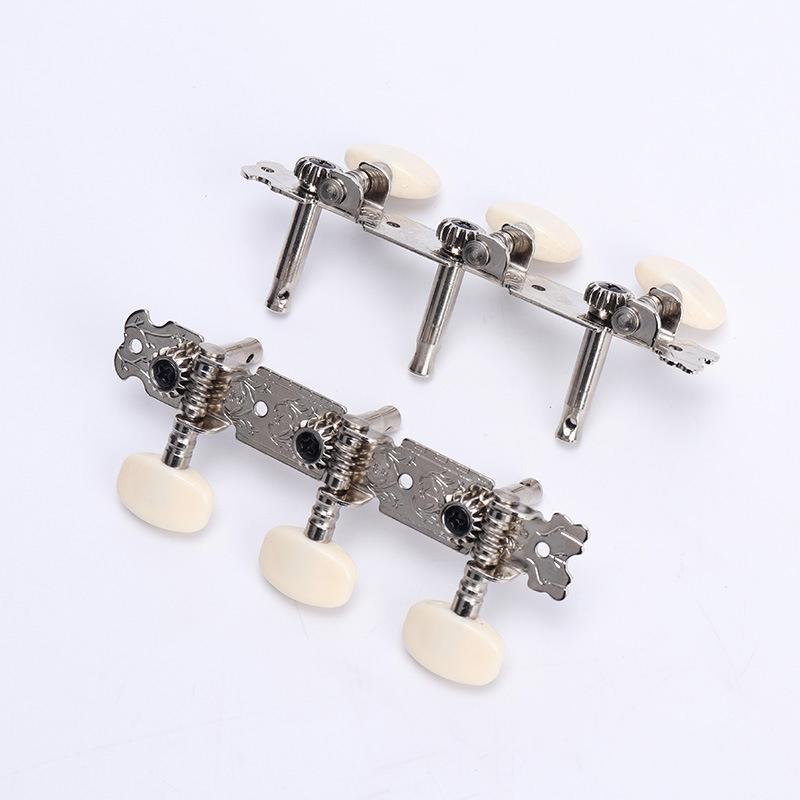6 Pieces Guitar String Buckle Accessories Triple Tuner Guitar String Tuning Nails Replacement Parts for Guitar