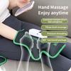 Air Compression Circulation Hand Massage Pneumatic Glove Device With Hot Compress Function Relieve Arthritis Relax Hand Muscle