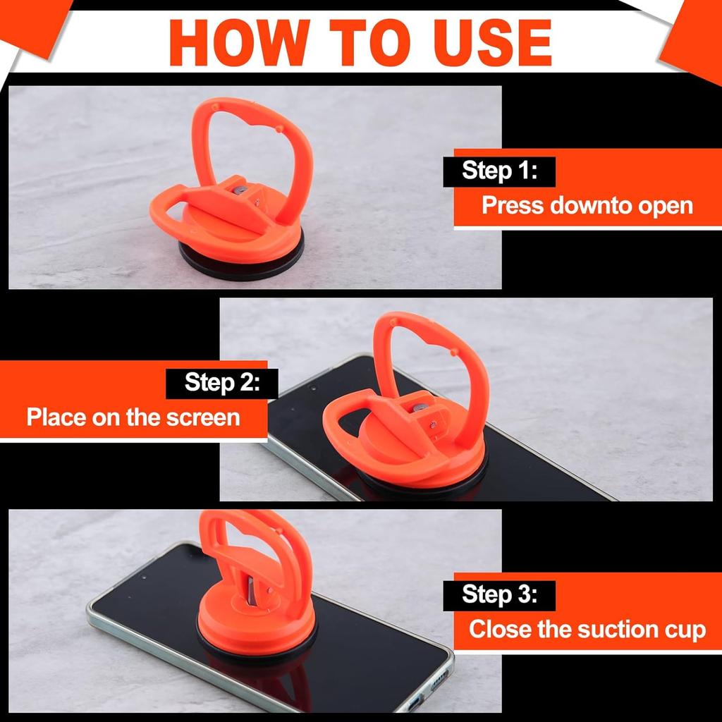 2PCS Dent Puller Kit 2.25" Dent Remover Small Dent Puller Suction Cup Powerful Dent Remover Tool Professional Dent Repair Screen Glass Tiles and