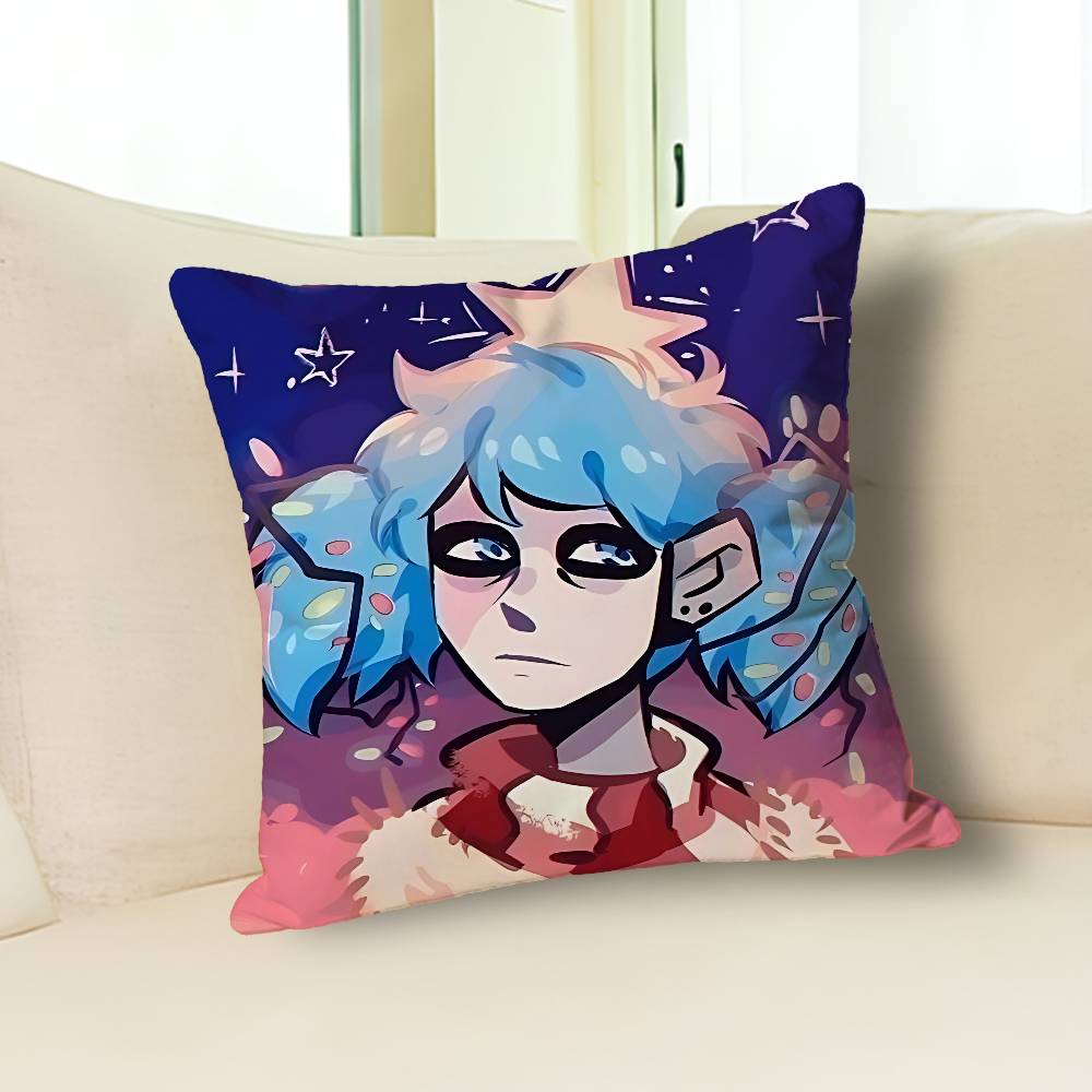 S-Sally Game F-Face Pillow Cases for Bedroom Living Room Sofa Home Decor Polyester Cushion Cover with Zipper