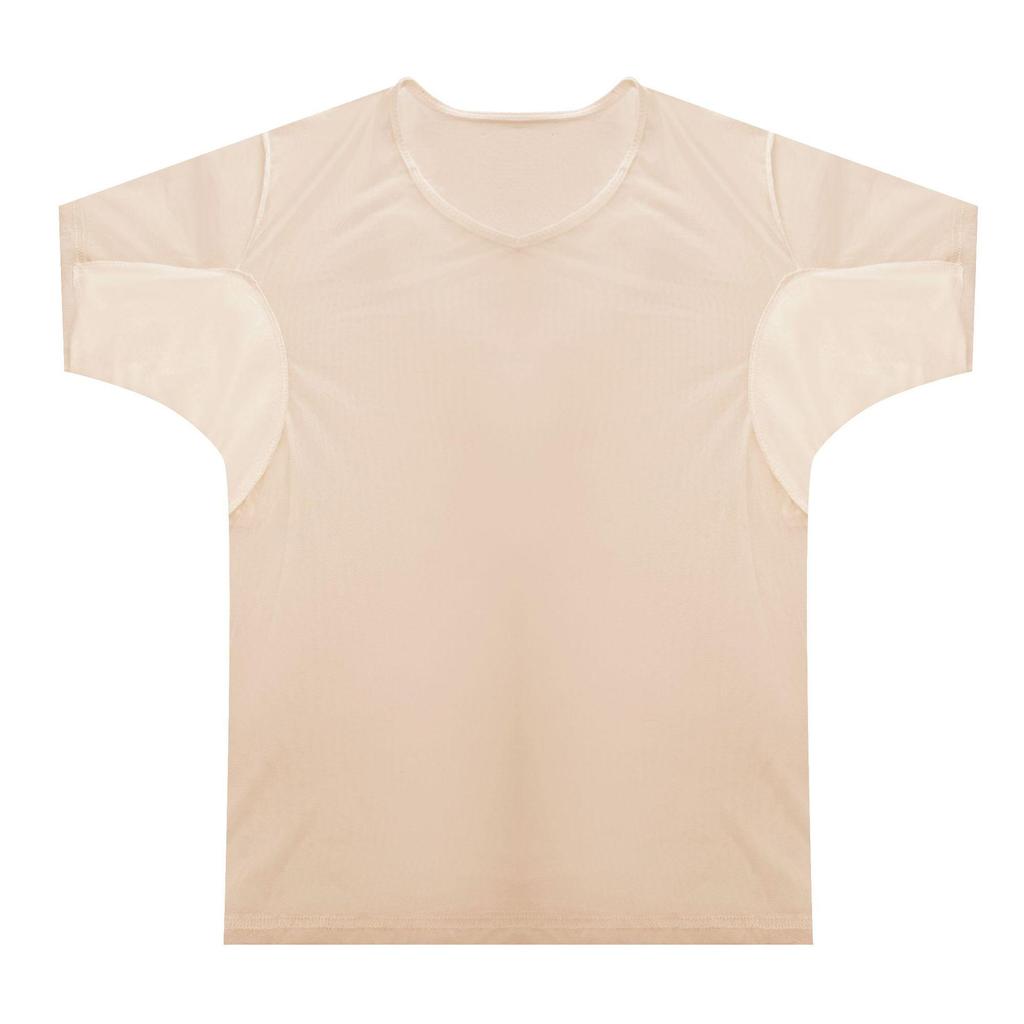 Men's Mesh Underarm Sweat-Absorbing Vest & Shirt Set