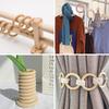 Wooden Rings For Crafts Supplies Unfinished Wood Circles Ring DIY Pendant Connectors Jewelry Making Handmade Ornaments Wholesale