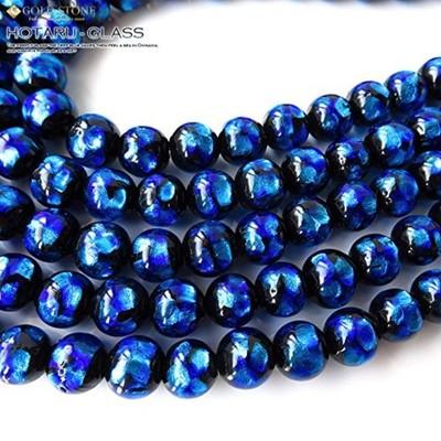 Firefly glass series beads 10mm length 40cm dragonfly stone okinawa F S w Track#